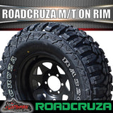 285/70R17 L/T Roadcruza MUD tyre on 17" black steel rim. 285 70 17