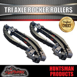 9 LEAF 6750kg TRI AXLE ROCKER ROLLER TRAILER SPRING SET.  7MM THICK SPRINGS!