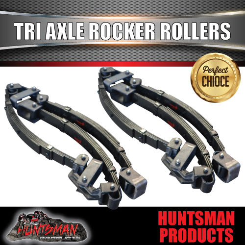 Trailer Transfer Rocker Spring 5 Leaf 3750kg Tri Axle Rocker Roller Trailer Spring Set. 7mm Thick Spr ...
