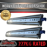 Pair 227kg x 711mm 28" (closed) Lock in/out Drawer Slides.