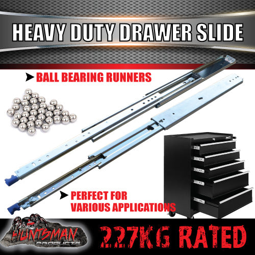 Pair 227kg x 711mm 28" (closed) Lock in/out Drawer Slides.
