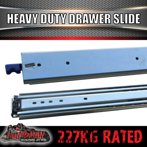 Pair 227kg x 1930mm 76" (closed) Lock in/out Drawer Slides.