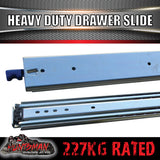 Pair 227kg x 1219mm 48" (closed) Lock in/out Drawer Slides.