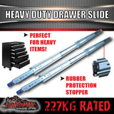 Pair 227kg x 1930mm 76" (closed) Lock in/out Drawer Slides.