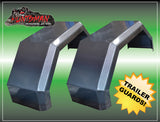 TRAILER GUARDS -OFF ROAD-SINGLE AXLE 330MM - SMOOTH STEEL