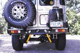 Rear Bar Swing Away Spare Wheel Bracket Hinge Kit 39X250mm Round Stub Axle For 4wd & Camper Trailers