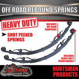 x2 5 Leaf Off Road Trailer Caravan Springs 1200Kg with Rebound Straps