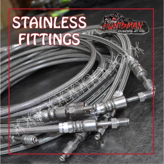 TRI AXLE HYDRAULIC BRAKE STAINLESS STEEL BRAIDED LINE KIT