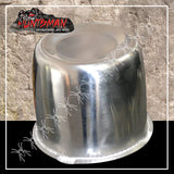 2X STAINLESS STEEL WHEEL CENTRE CAP- 74MM