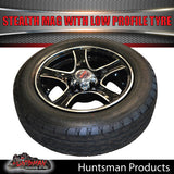 Low Profile 14" Ford Stealth Mag & 175/65R14C LT Tyre: suits Ford pattern. 175 65 14 Trailer Caravan