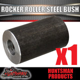 x1 ROCKER ROLLER TRAILER SPRING STEEL BUSH 58mm x 35MM. SUIT 5/8" BOLT.