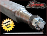 Galvanised Trailer Solid Axle 40mm Square 65". 1650mm. 1000Kg. Boat Jetski Trailer