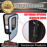 Caravan Teardrop Access Security Side door. RHS Hinge