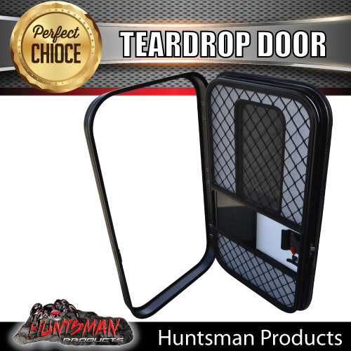 Caravan Trailer Teardrop Access Security Side door. RHS Hinge