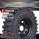 35x10.5R16 LT Comforser Thruster Competition Tyre on 16" Black Steel Wheel Rim