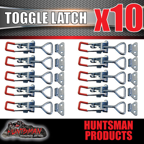 x10 Large Zinc Toggle Latch Over Centre Fasteners
