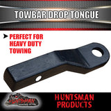 2" DROP FORGED TOWBAR TONGUE TO SUIT 70MM 4500KG RATED TOW BALL.