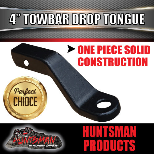 4" Drop Forged Towbar Tongue & 70mm Tow Ball. Suit Hayman Reece ARB TJM