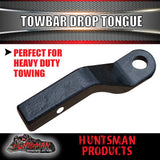 4" DROP FORGED TOWBAR TONGUE TO SUIT 70MM 4500KG RATED TOW BALL.