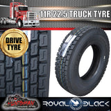 11R22.5 ROYAL BLACK TRUCK TYRE 148/145M 16PLY- DRIVE.