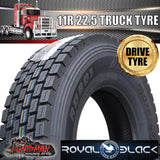 11R22.5 ROYAL BLACK TRUCK TYRE 148/145M 16PLY- DRIVE.