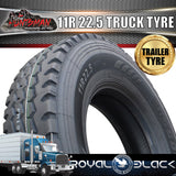 11R22.5 ROYAL BLACK TRUCK TYRE 148/145M 16PLY- TRAILER. 11 22.5