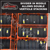 Collapsible Tyre Warehouse Stillage Rack Heavy Duty Storage 2200mm x 1900mm