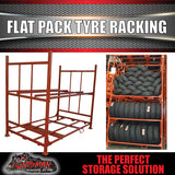 Collapsible Tyre Warehouse Stillage Rack Heavy Duty Storage 2200mm x 1900mm