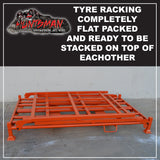 Collapsible Tyre Warehouse Stillage Rack Heavy Duty Storage 2200mm x 1900mm