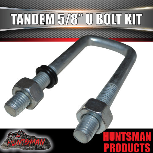 Tandem Trailer Caravan 50mm X 170mm 5/8" BSW High Tensile U bolt kit