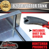 Caravan Camper Trailer, Vehicle, Boat 82 Litre Underbody Water Tank, shield & Rubber seal