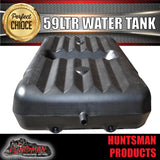 Caravan Camper Trailer Boat 59 Litre Underbody Water Tank & Fittings. HDPE grade Plastic