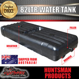 Caravan Camper Trailer, Boat 82 Litre Underbody Water Tank & Fittings.  HDPE Grade