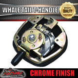 x4 Chrome Whale Tail T Handle Folding Lock for Trailer Caravan Canopy