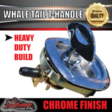 x4 Chrome Whale Tail T Handle Folding Lock for Trailer Caravan Canopy