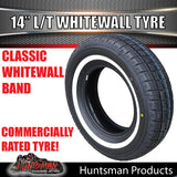 185R14C  14" WHITEWALL COMFORSER COMMERCIAL LIGHT TRUCK TYRE. 185 14