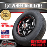 15" Trailer Caravan 6 Stud Raider Mag & 225/70R15C Tyre. 225 70 15